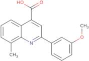 2-(3-Methoxyphenyl)-8-methylquinoline-4-carboxylic acid