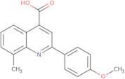 2-(4-Methoxyphenyl)-8-methylquinoline-4-carboxylic acid