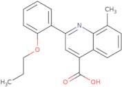 8-Methyl-2-(2-propoxyphenyl)quinoline-4-carboxylic acid