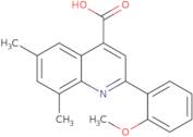 2-(2-Methoxyphenyl)-6,8-dimethylquinoline-4-carboxylic acid