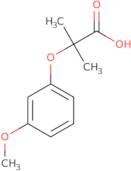 2-(3-Methoxyphenoxy)-2-methylpropanoic acid