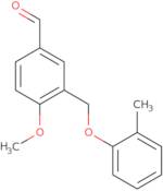 4-Methoxy-3-[(2-methylphenoxy)methyl]benzaldehyde