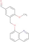 4-Methoxy-3-[(quinolin-8-yloxy)methyl]benzaldehyde