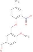 4-Methoxy-3-[(4-methyl-2-nitrophenoxy)methyl]benzaldehyde