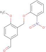 4-Methoxy-3-[(2-nitrophenoxy)methyl]benzaldehyde