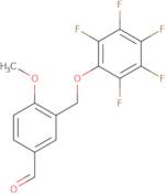 4-Methoxy-3-[(pentafluorophenoxy)methyl]benzaldehyde