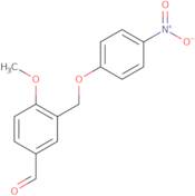 4-Methoxy-3-[(4-nitrophenoxy)methyl]benzaldehyde