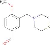 4-Methoxy-3-(thiomorpholin-4-ylmethyl)benzaldehyde