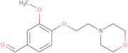 3-Methoxy-4-(2-morpholin-4-ylethoxy)benzaldehyde