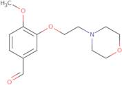 4-Methoxy-3-(2-morpholin-4-ylethoxy)benzaldehyde