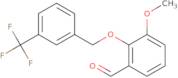 3-Methoxy-2-{[3-(trifluoromethyl)benzyl]oxy}benzaldehyde