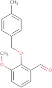 3-Methoxy-2-[(4-methylbenzyl)oxy]benzaldehyde