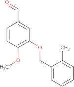 4-Methoxy-3-[(2-methylbenzyl)oxy]benzaldehyde