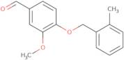 3-Methoxy-4-[(2-methylbenzyl)oxy]benzaldehyde