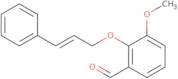 3-Methoxy-2-{[(2E)-3-phenylprop-2-enyl]oxy}benzaldehyde