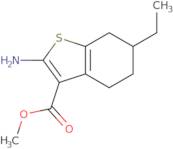 Methyl 2-amino-6-ethyl-4,5,6,7-tetrahydro-1-benzothiophene-3-carboxylate