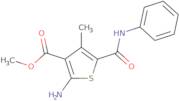 Methyl 2-amino-5-(anilinocarbonyl)-4-methylthiophene-3-carboxylate