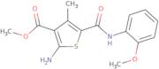 Methyl 2-amino-5-{[(2-methoxyphenyl)amino]carbonyl}-4-methylthiophene-3-carboxylate