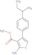 Methyl 2-amino-4-(4-sec-butylphenyl)thiophene-3-carboxylate