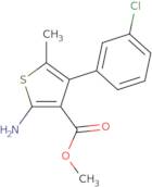 Methyl 2-amino-4-(3-chlorophenyl)-5-methylthiophene-3-carboxylate