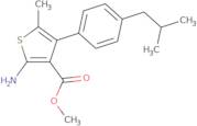 Methyl 2-amino-4-(4-isobutylphenyl)-5-methylthiophene-3-carboxylate