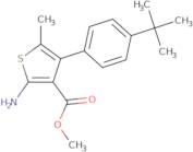 Methyl 2-amino-4-(4-tert-butylphenyl)-5-methylthiophene-3-carboxylate