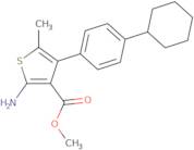 Methyl 2-amino-4-(4-cyclohexylphenyl)-5-methylthiophene-3-carboxylate