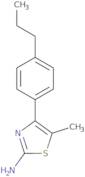 5-Methyl-4-(4-propylphenyl)-1,3-thiazol-2-amine