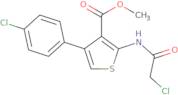 Methyl 2-[(chloroacetyl)amino]-4-(4-chlorophenyl)thiophene-3-carboxylate