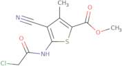 Methyl 5-[(chloroacetyl)amino]-4-cyano-3-methylthiophene-2-carboxylate