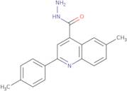 6-Methyl-2-(4-methylphenyl)quinoline-4-carbohydrazide