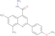 2-(4-Methoxyphenyl)-6,8-dimethylquinoline-4-carbohydrazide