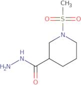 1-(Methylsulfonyl)piperidine-3-carbohydrazide