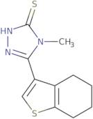 4-Methyl-5-(4,5,6,7-tetrahydro-1-benzothien-3-yl)-4H-1,2,4-triazole-3-thiol