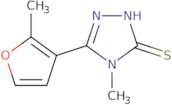 4-Methyl-5-(2-methyl-3-furyl)-4H-1,2,4-triazole-3-thiol