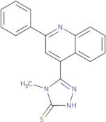 4-Methyl-5-(2-phenylquinolin-4-yl)-4H-1,2,4-triazole-3-thiol