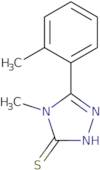 4-Methyl-5-(2-methylphenyl)-4H-1,2,4-triazole-3-thiol