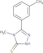 4-Methyl-5-(3-methylphenyl)-4H-1,2,4-triazole-3-thiol