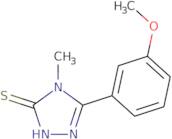 5-(3-Methoxyphenyl)-4-methyl-4H-1,2,4-triazole-3-thiol