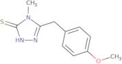 5-(4-Methoxybenzyl)-4-methyl-4H-1,2,4-triazole-3-thiol