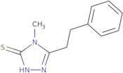 4-Methyl-5-(2-phenylethyl)-4H-1,2,4-triazole-3-thiol