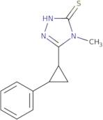 4-Methyl-5-(2-phenylcyclopropyl)-4H-1,2,4-triazole-3-thiol