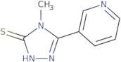 4-Methyl-5-pyridin-3-yl-4H-1,2,4-triazole-3-thiol