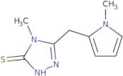 4-Methyl-5-[(1-methyl-1H-pyrrol-2-yl)methyl]-4H-1,2,4-triazole-3-thiol