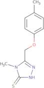 4-Methyl-5-[(4-methylphenoxy)methyl]-4H-1,2,4-triazole-3-thiol