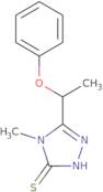 4-Methyl-5-(1-phenoxyethyl)-4H-1,2,4-triazole-3-thiol