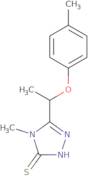 4-Methyl-5-[1-(4-methylphenoxy)ethyl]-4H-1,2,4-triazole-3-thiol