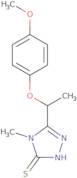 5-[1-(4-Methoxyphenoxy)ethyl]-4-methyl-4H-1,2,4-triazole-3-thiol