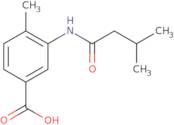 4-Methyl-3-[(3-methylbutanoyl)amino]benzoic acid