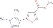 Methyl 5-(1,5-dimethyl-1H-pyrazol-4-yl)isoxazole-3-carboxylate